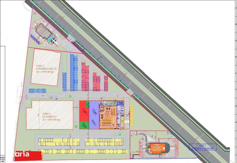 Zona Grand Arena teren 32.000 mp desch. principala 350 m - 2