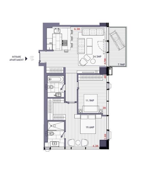 One Mircea Eliade, apartament cu vedere spre lac - 11