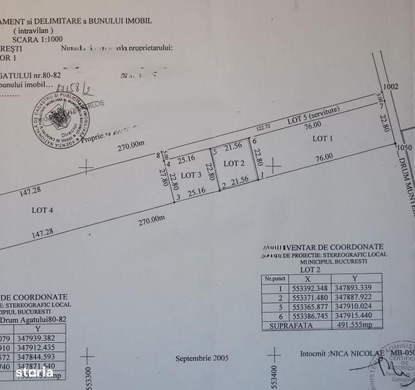 Teren de vanzare - 599 mp - perfect pentru casa visurilor tale - Secto - 3
