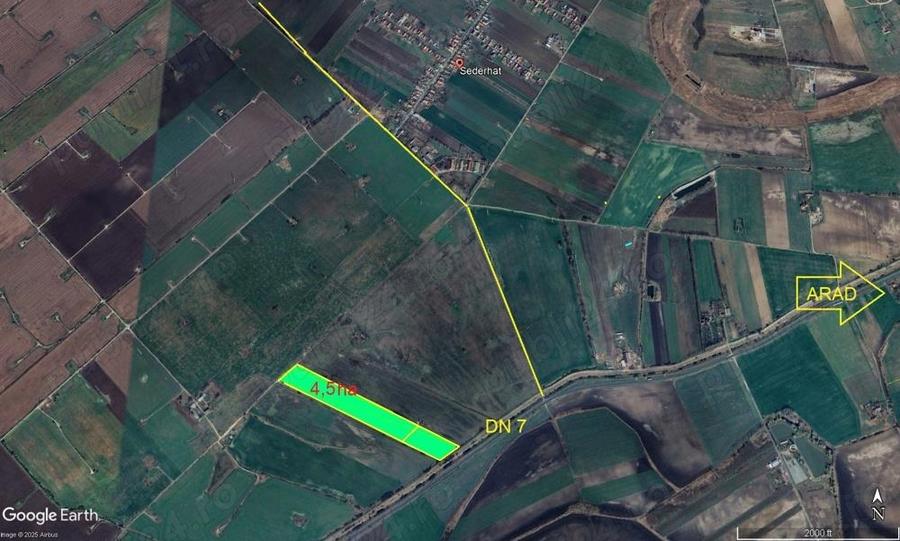 4,5 ha teren arabil Pecica - 1