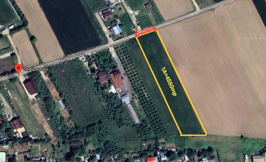Teren 4550 mp - Ulmi, Strada Sportului - ideal investitie / parcelare - 2