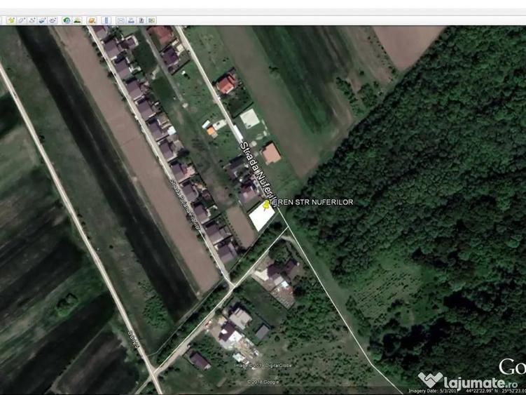 Teren intravilan -pozitie deosebita-langa padure-Domnesti-Teghes 518mp - 5