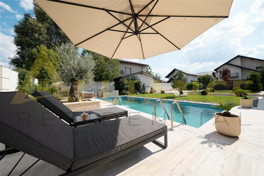 Vila Impresionanta cu Piscina Privata si Gradina de 850 mp in Comuna Berceni - 13