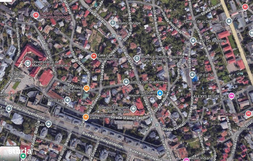 Teren 1100 mp central cu casa veche - 1