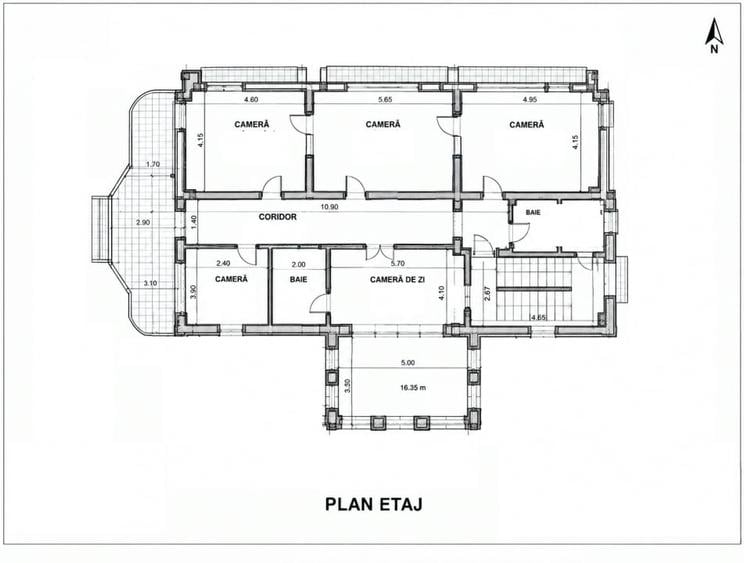 Apartament cu 4 camere decomandat în Bună Ziua