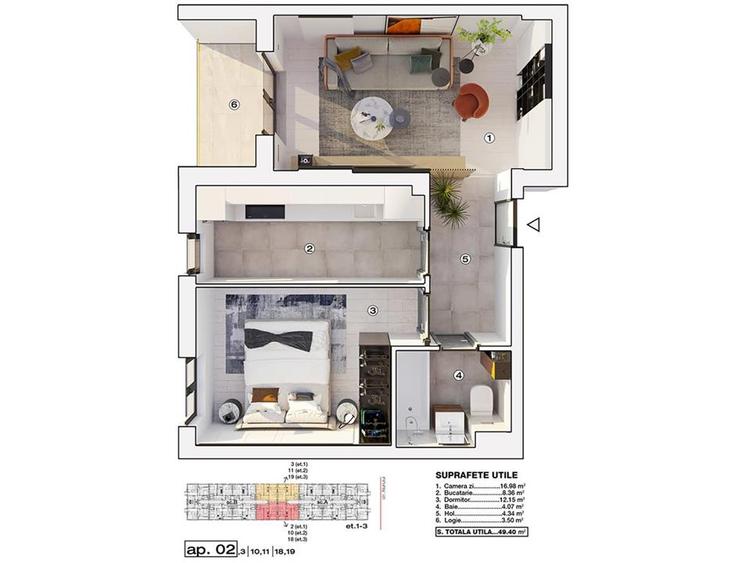 COMISION 0% Apartament 2 camere premium | Encore The Icon | Bloc nou Prelungirea - 7