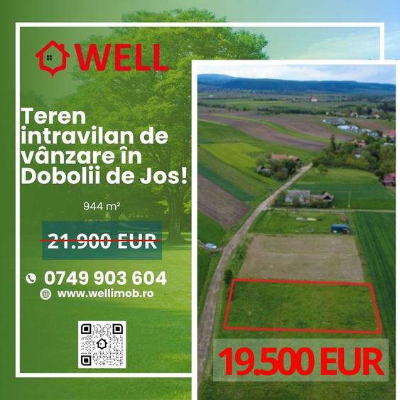 Teren intravilan de vânzare în Dobolii de Jos! - 4