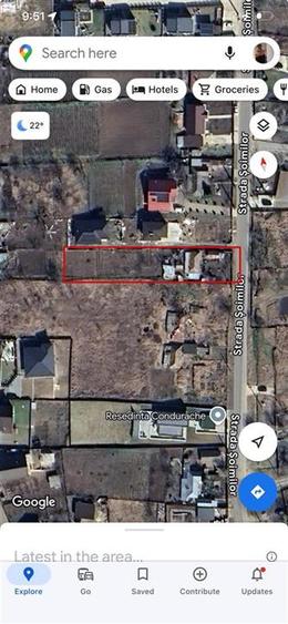 Breazu  Rediu TEREN 1145mp cu casa Batraneasca la asfalt cu utilitati - 5