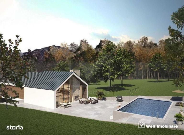 Teren spectaculos, intravilan, Feleacu, zona linistita, padure + para - 6