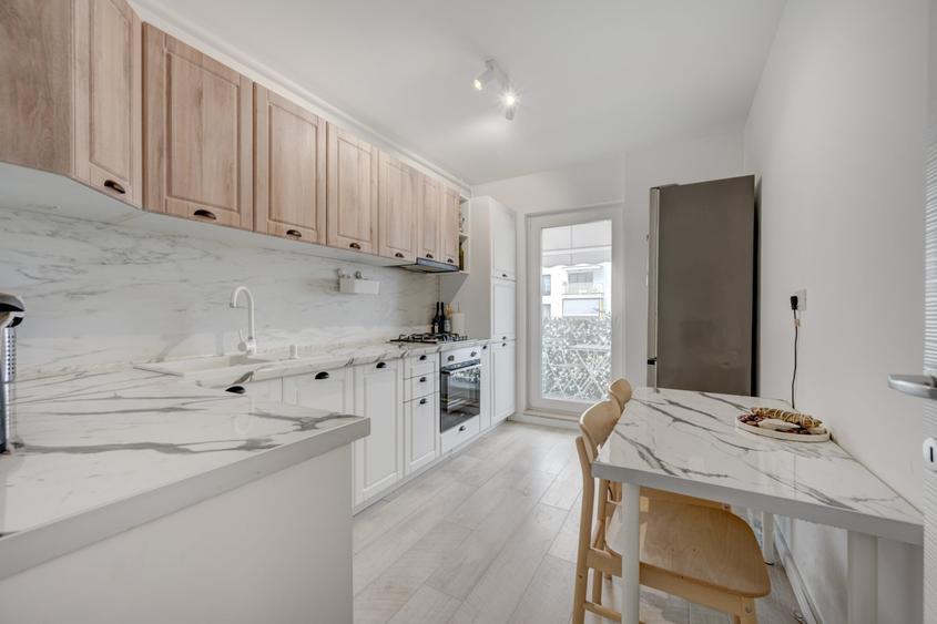 Apartament cu 2 camere decomandat, mobilat în Mogoșoaia