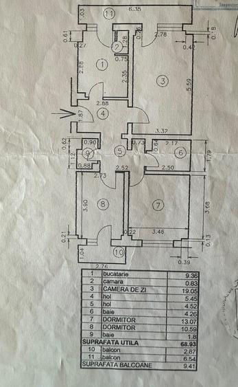 Apartament 3 camere decomandat, zona Calarasilor. - 2