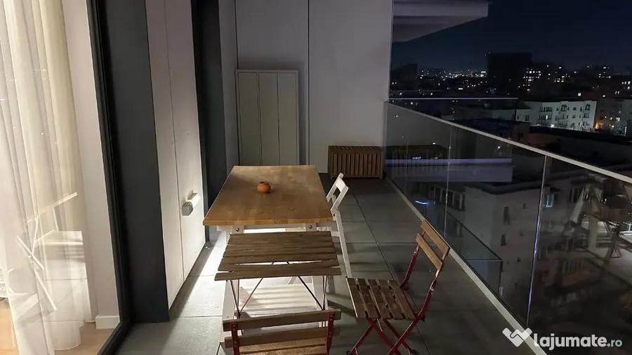 Apartament cu 2 camere semidecomandat, mobilat în Herăstrău