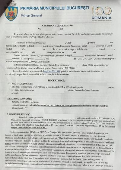 Vanzare teren 177mp Cotroceni constructie (asociere cu teren de 217mp) - 7