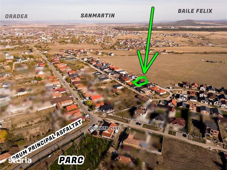 Casă cu 4 camere cu Teren 300 Mp în Sânmartin