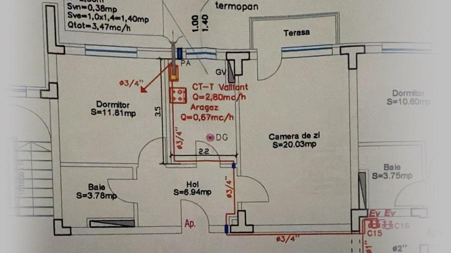 Zona Tractorul, apartament decomandat 2 camere si parcare, disponibil imediat. - 2