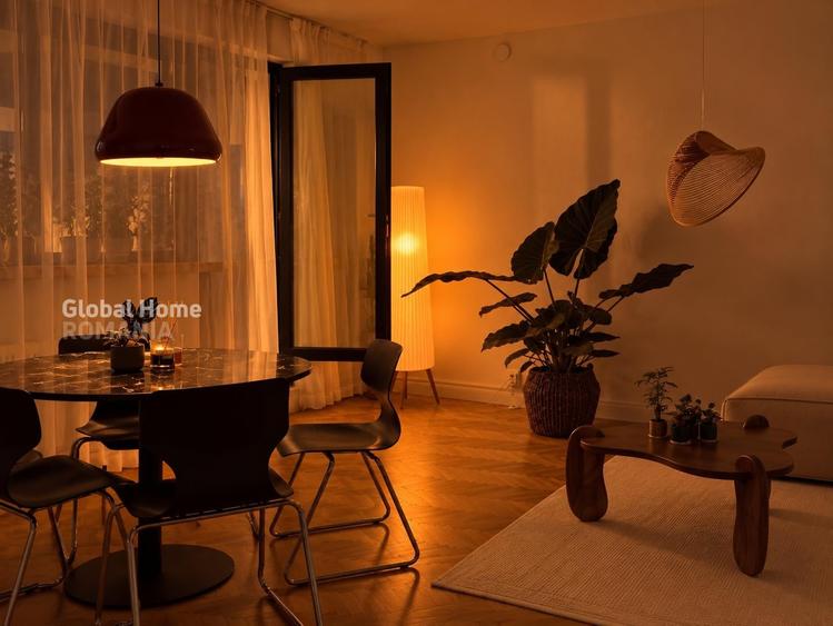 Apartament cu 2 camere decomandat, mobilat în Dorobanți