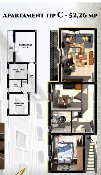 Promotie de lansare, Apartamente decomandate - 2