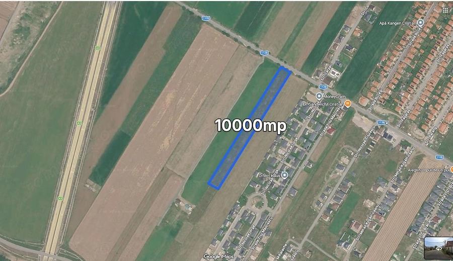 Teren de 10000 mp, în Cristian