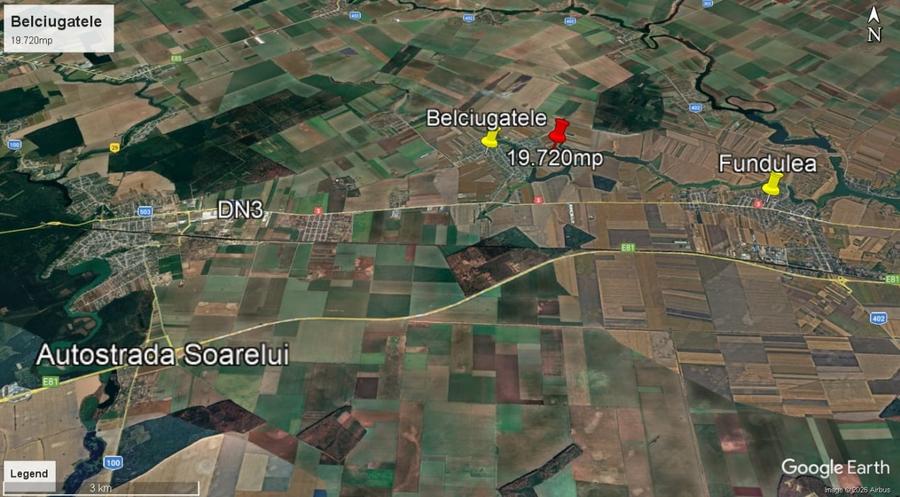 Teren rezidential | industrial 19.720mp Belciugatele Calarasi - 4