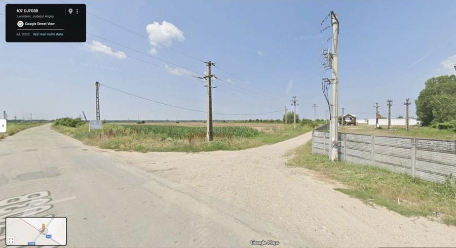 Vand Teren Intravilan 4000mp situat in com. Leordeni, Arges - 5