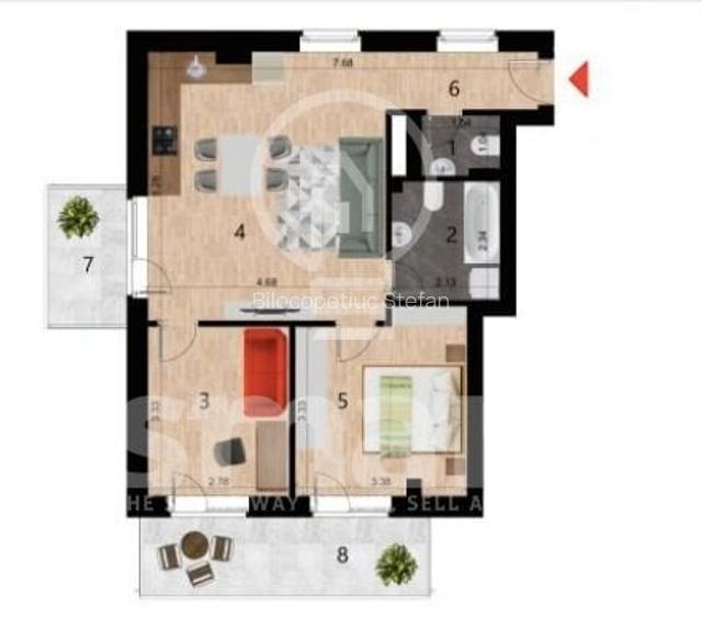 Apartamente 3 camere bloc nou Zorilor