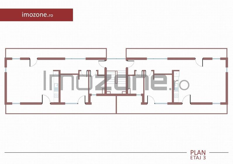 2 camere cu terasa de 29 mp, 3 bai, etaj 3, FINISAT MODERN,  COMISION 0% - 3