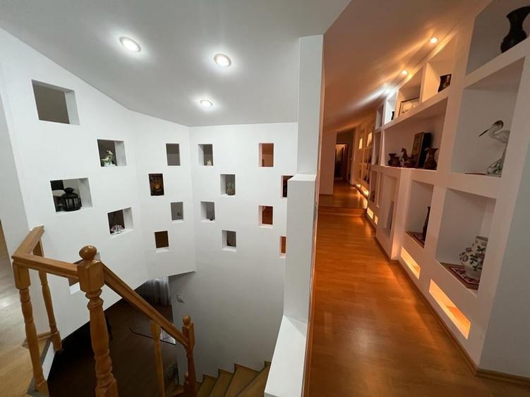 GARA-ABATOR VILA P+M, TEREN 280 MP. 7 CAMERE, 2 BAI, GARAJ, CURTE AMENAJATA - 13