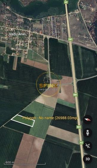 Teren intravilan Branesti 27000 mp km 12 Autostrada A2 - 1