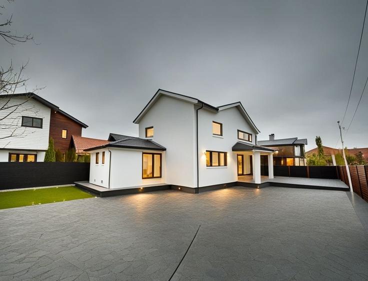 Vilă premium P+2 mansardată, teren 536 m² – Strada Lebedei, Comuna Berceni - 9