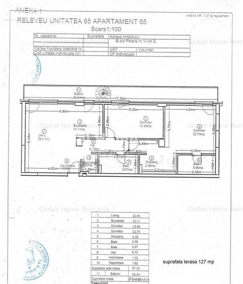 Pipera 1 • 118MP Penthouse 3 Camere + Terasa Proprie 127MP + Parcare • Open View - 7