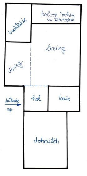 Ap 2 cam, 60mp utili, vedere frontala spre mare, la doar 50m de plaja - 7