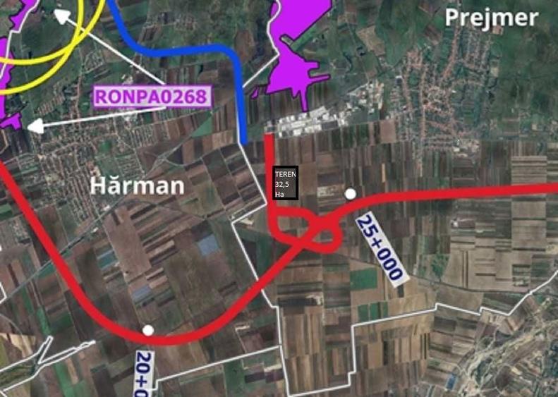 Teren Strategic 32.5 Ha | Direct la Nod Autostrada Brasov-Bacau | Ideal Logistic - 1