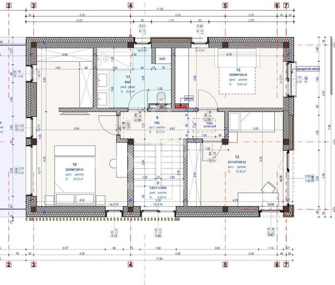 Casă individuală cu 699 teren la preț bun Chinteni - 22