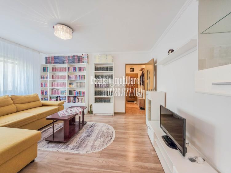 Apartament cu 2 camere cu Centrala pe Gaz - Mobilat si Utilat - Termen Lung