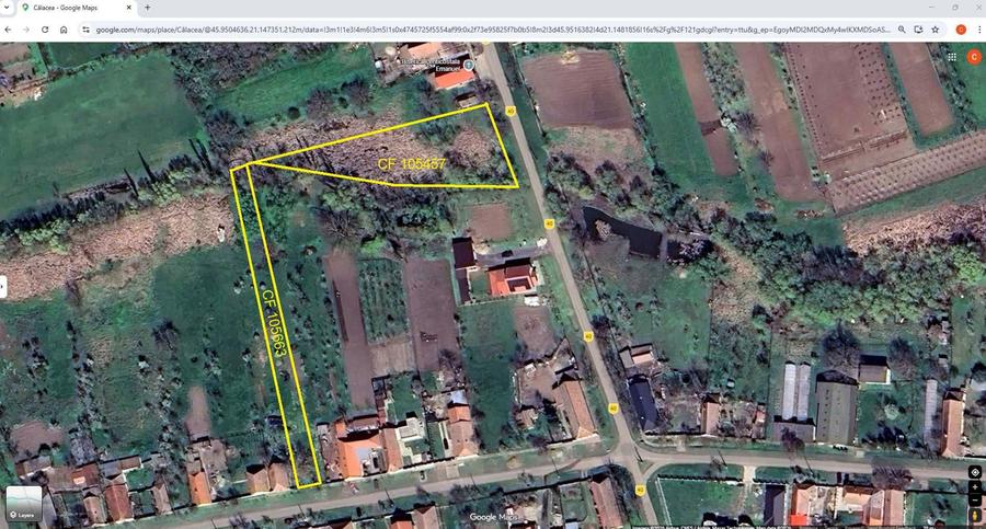 PROPRIETAR VAND 2 TERENURI intravilane - loc. CALACEA, Timis - 1