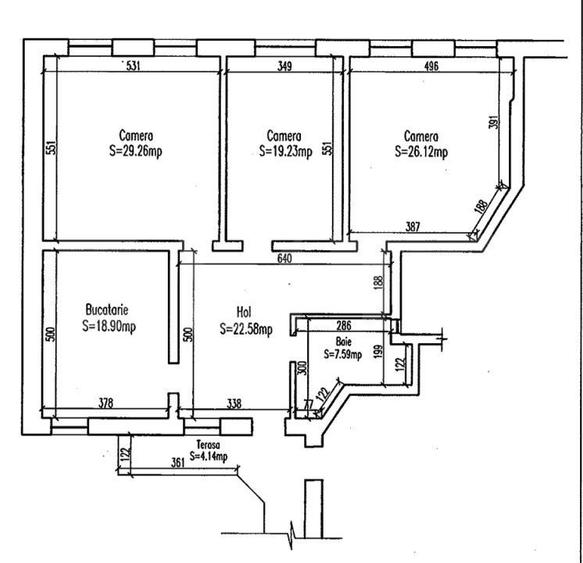 Spatiu birouri, 154 mp, Dorobantilor - 1