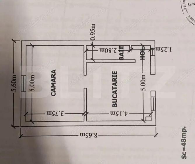 Casa 48 mp, 2 camere, zona Micro 1 - 9
