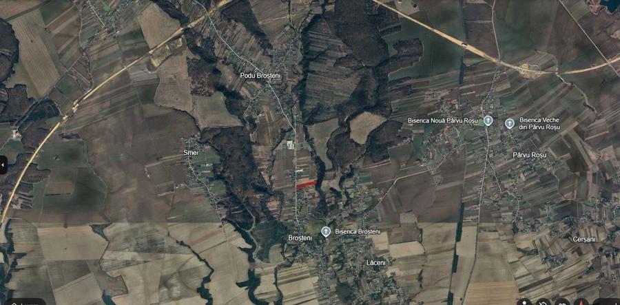 Vand teren in Brosteni cu deschidere 55ml la DN65 - 4