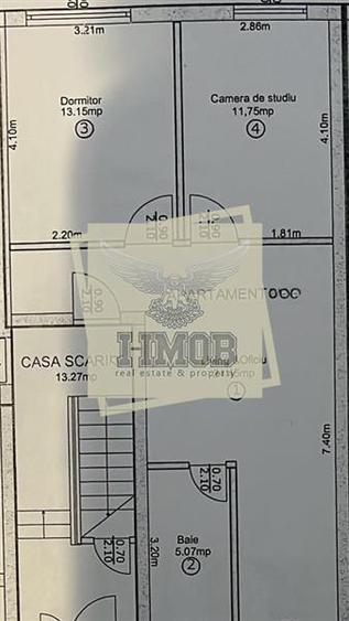 Apartament mobilat 3 camere curte si parcare Calea Surii Mici - 15