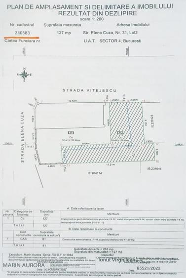 ÎNCHIRIERE Clădire P+1+M, 263 mp, Str. Elena Cuza 31, Bucuresti, Sector 4,  - 15