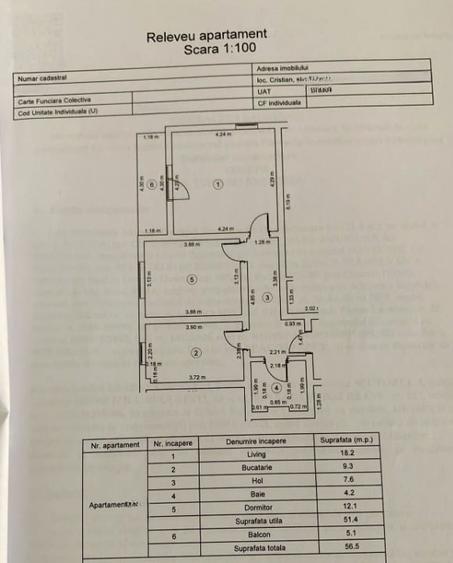 Comision0 Apartament 2camere decomandat,mobilat/utilat, parcare inclusă Cristian - 18