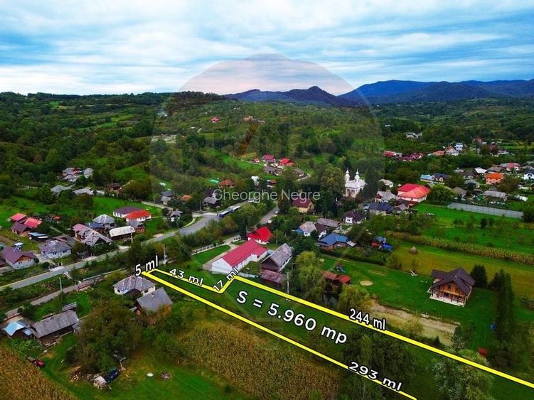 Teren de vanzare 5,960mp Unguras