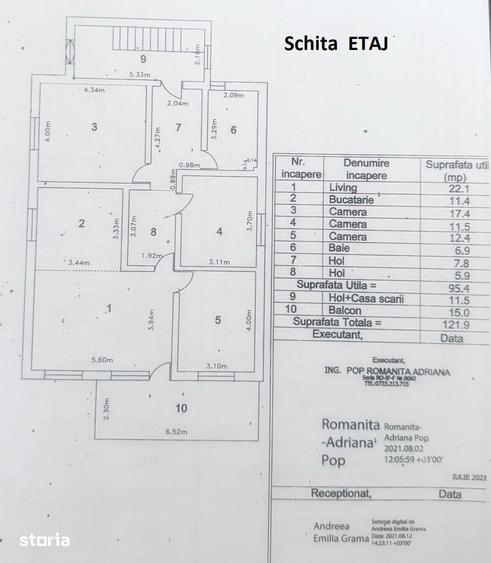 Casa 7 camere pentru 2 familii 243 mp utili, teren 1000 mp, Bragadiru - 18