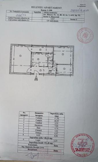 APARTAMENT 2 CAMERE, 52mp, 8/8, Kaufland Mihai Bravu - Direct Proprietar - 1
