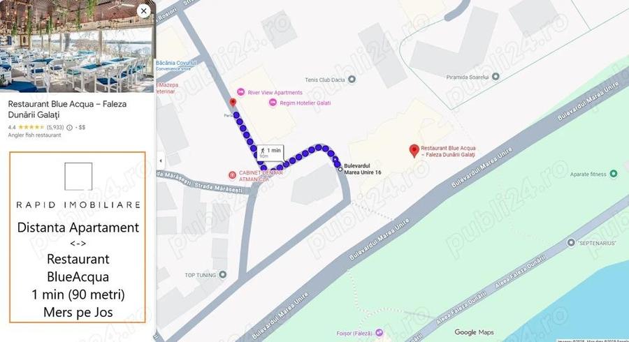 OFERTA - Apartament 1 Camera - Mazepa 1 - Vedere Dunare - Mobilat+Utilat - Blue Acqua Piata Ancora - 9