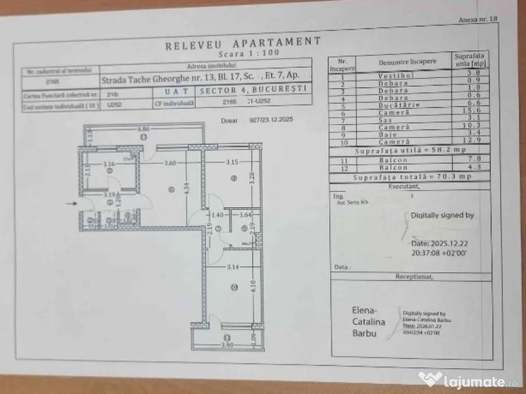 Apartament 3 camere zona Piata Sudului - 1