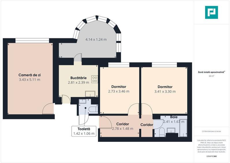 Apartament cu 3 camere in zona de maxim interes - 2