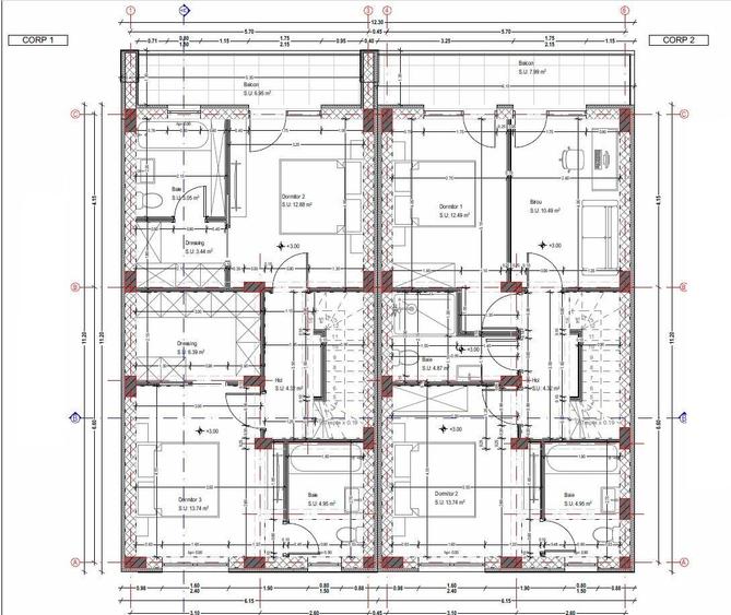 Teren intrav.3000mp(2357m+cota dr)91.92m desch. ,dezmembrat,auth,ctie pe 2loturi - 6