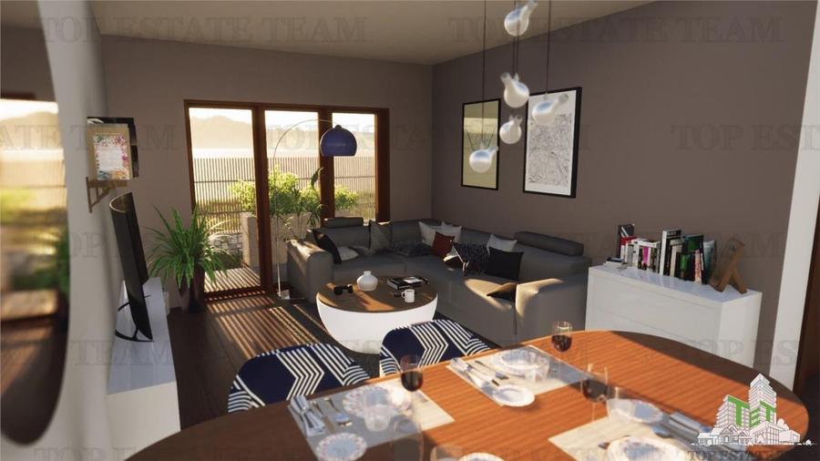 De vanzare casa tip duplex, 5 camere, curte 200mp - 8