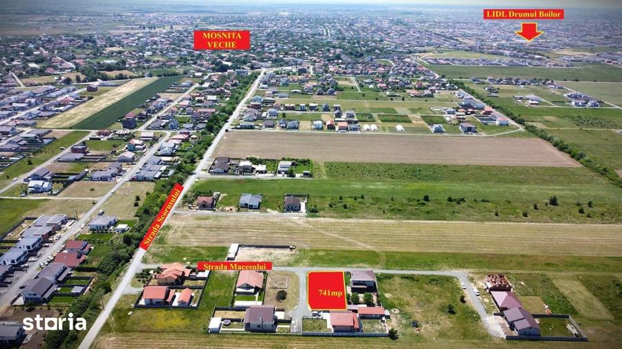 741mp Teren Mosnita, cu utilitati | 54.000Euro - Padurea Bistra - 1
